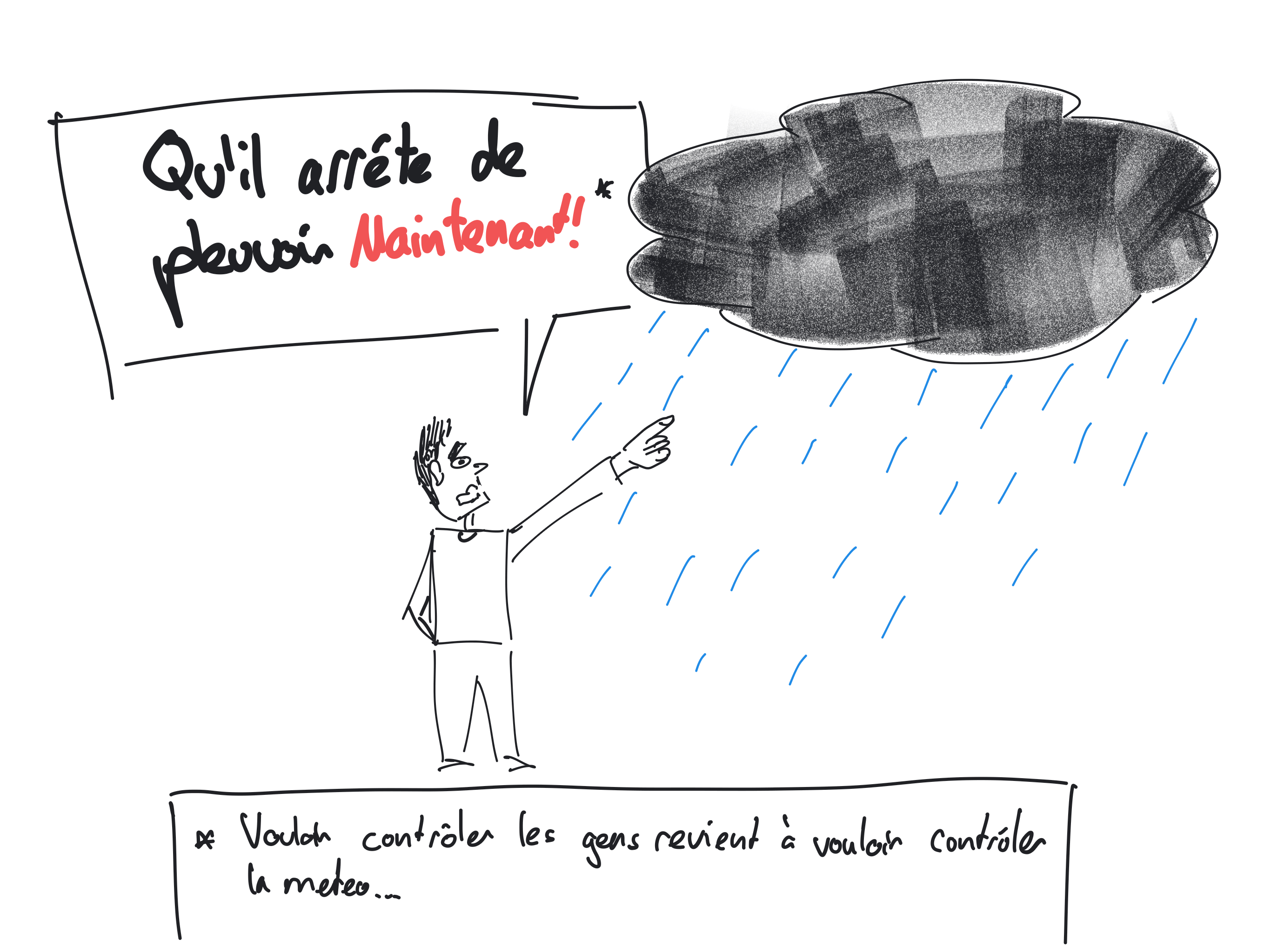 Contrôler l'incontrôlable rend stressé