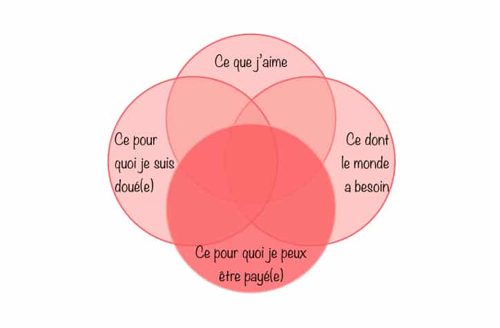 Ikigai ce pour quoi je suis payé