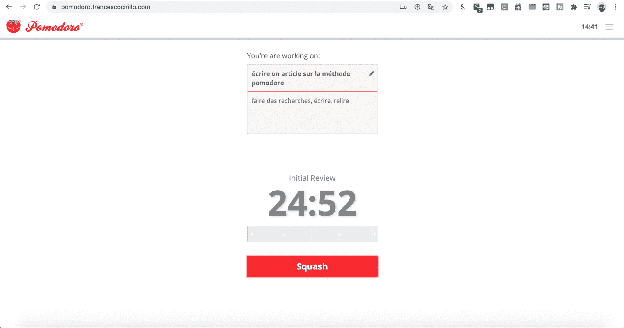 pomodoro timer